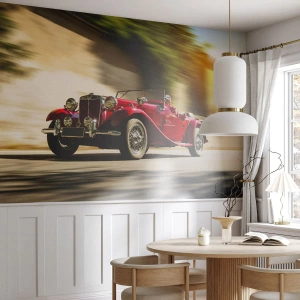 Papier Peint Photo Premium Canvas - Plus belle que Nike de Samothrace - Voiture, Rétro, Cabriolet - 300x210 cm