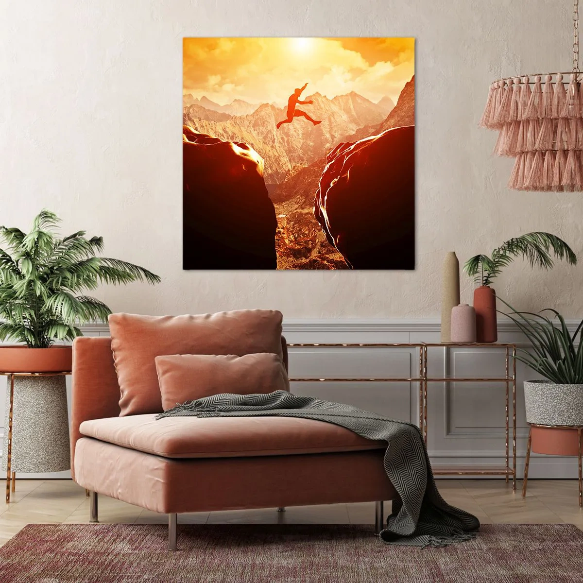 Impression sur toile - Image sur toile - Dépassement des limites - 70x70 cm