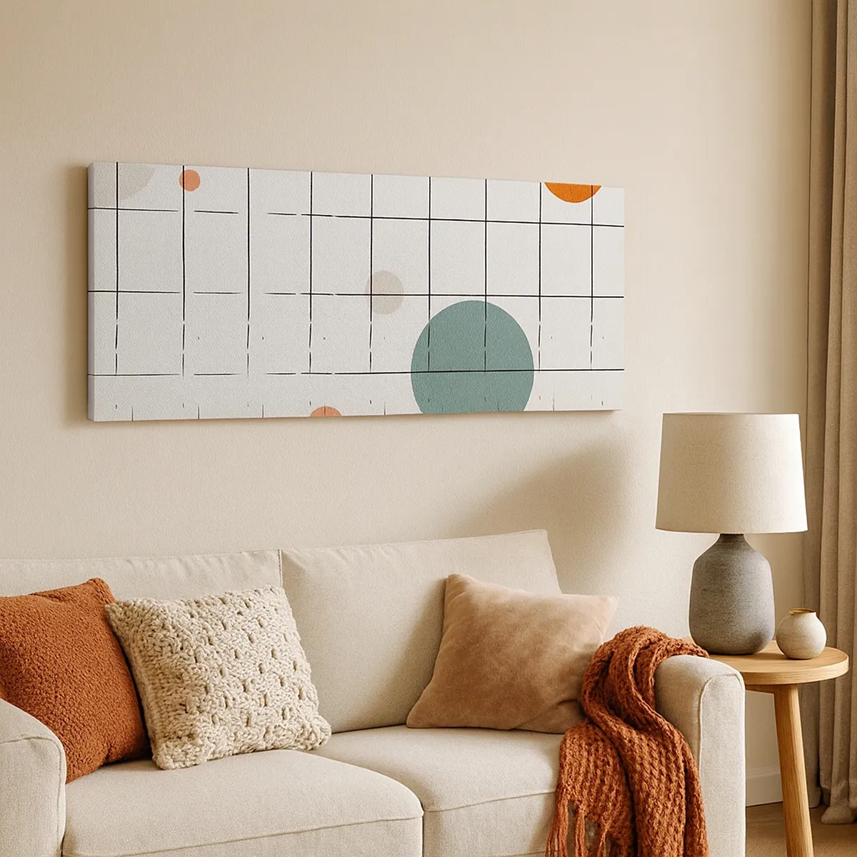 Impression sur toile - Image sur toile - Piégé. Nous ou eux ? - 30x30 cm