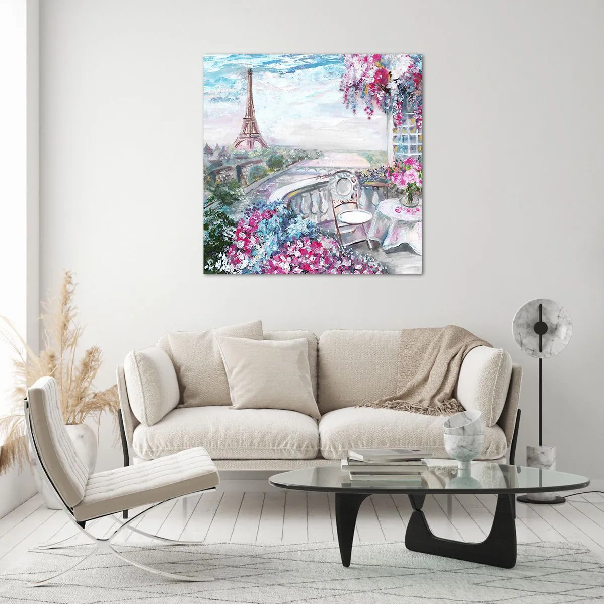 Impression sur verre - Image sur verre - C'est le plus beau ici en mai - 40x40 cm