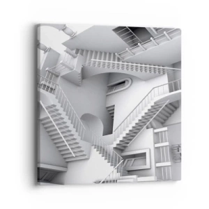 Impression sur toile - Image sur toile - Paradoxes spatiaux - 40x40 cm