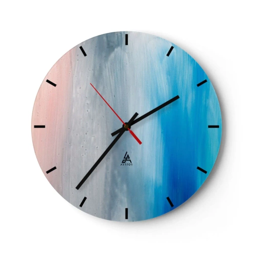 Horloge murale - Pendule murale - Éléments : air - 40x40 cm