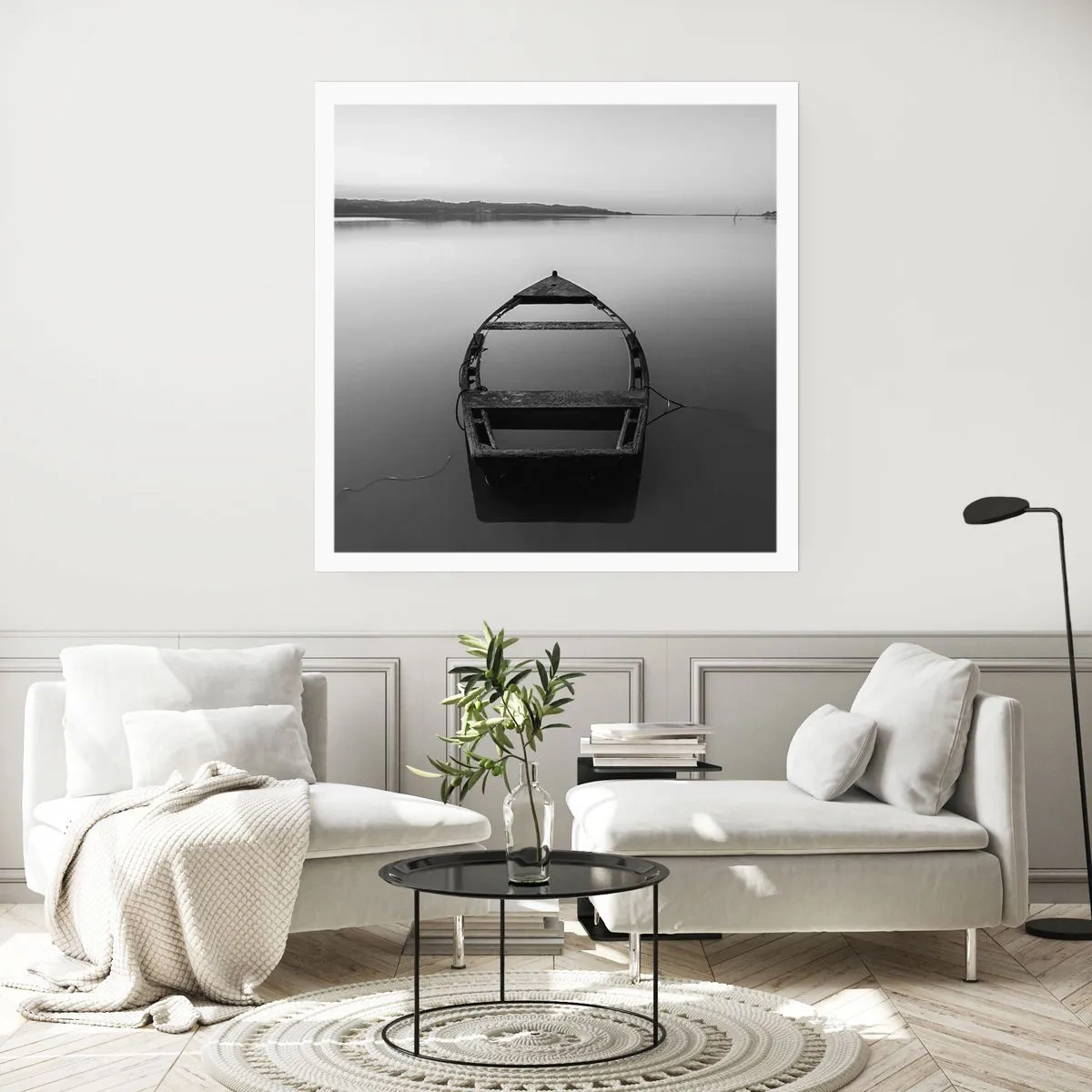 Affiche - Poster - Nostalgie et mélancolie - 60x60 cm