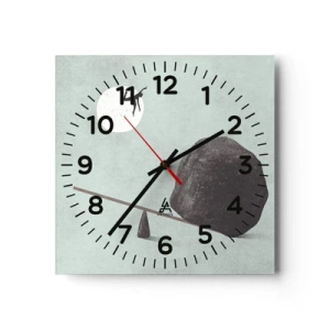 Horloge murale - Pendule murale - Réalisation de ses rêves - 40x40 cm