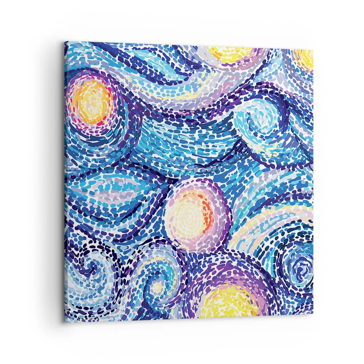 Impression sur toile - Image sur toile - D'après un tableau de van Gogh - 50x50 cm