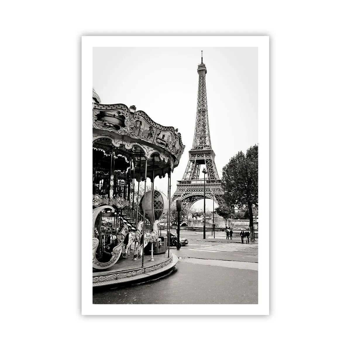 Affiche - Poster - Aussi amusant, ce n'est qu'à Paris - 61x91 cm