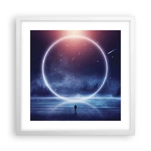 Affiche dans un cadre blanc - Poster - Ils sont déjà là... - 40x40 cm