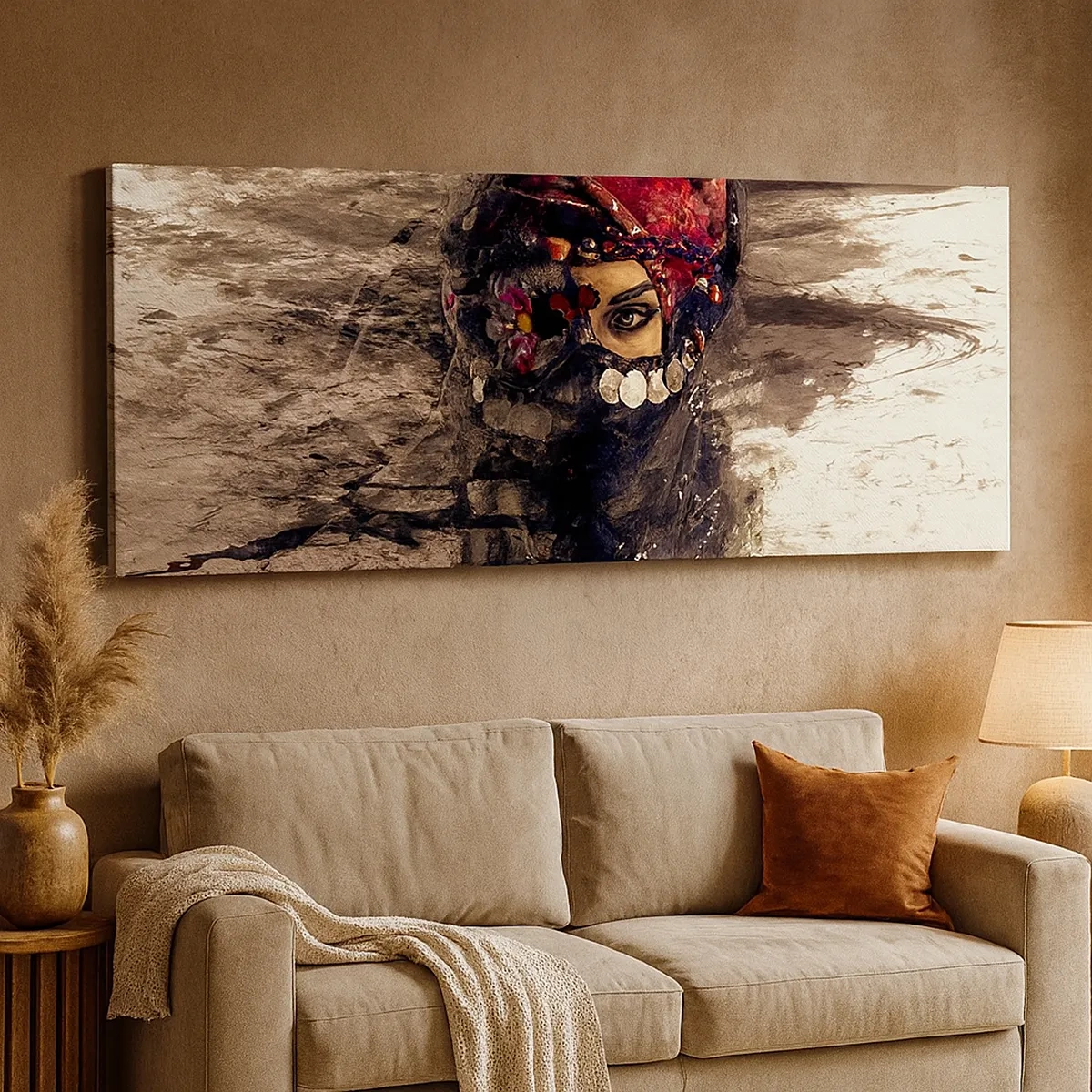 Impression sur toile - Image sur toile - Inquiétant, c'est le moins qu'on puisse dire - 30x30 cm