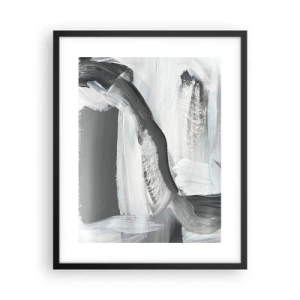 Affiche dans un cadre noir - Poster - Un geste décisif - 40x50 cm