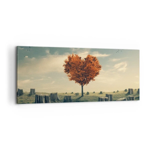 Impression sur toile - Image sur toile - Il y a toujours de l'espoir - 100x40 cm