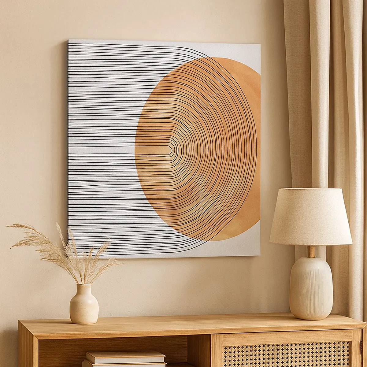 Impression sur toile - Image sur toile - Composition solaire - 30x30 cm