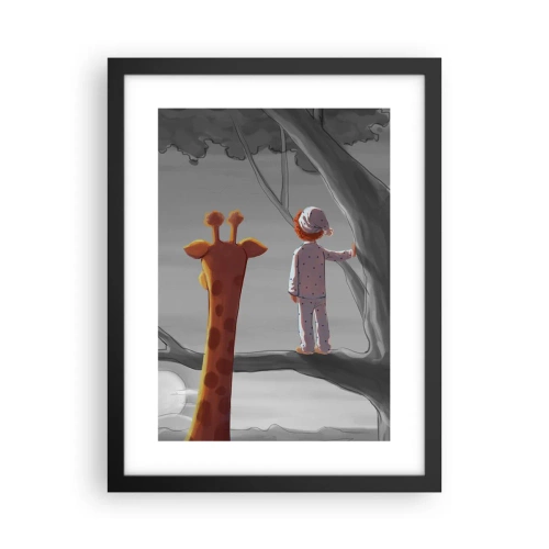 Affiche dans un cadre noir - Poster - Cela arrive vraiment - 30x40 cm