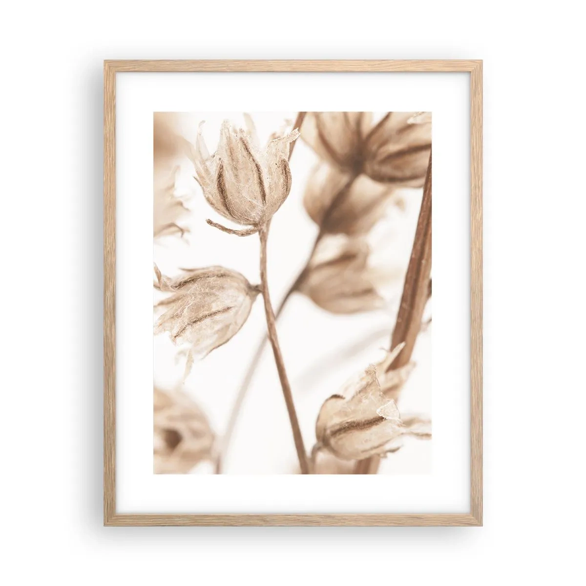 Affiche dans un chêne clair - Poster - Ils appellent à la fin de l'été - 40x50 cm