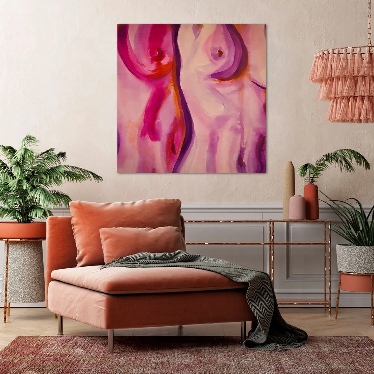 Impression sur toile - Image sur toile - Ode à la féminité - 30x30 cm