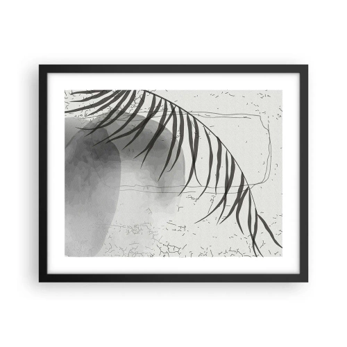 Affiche dans un cadre noir - Poster - L'exotisme subtil de la nature - 50x40 cm