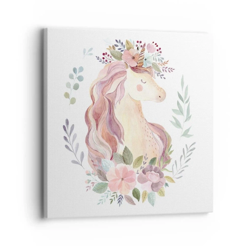 Impression sur toile - Image sur toile - Invitation au monde des contes de fées - 30x30 cm