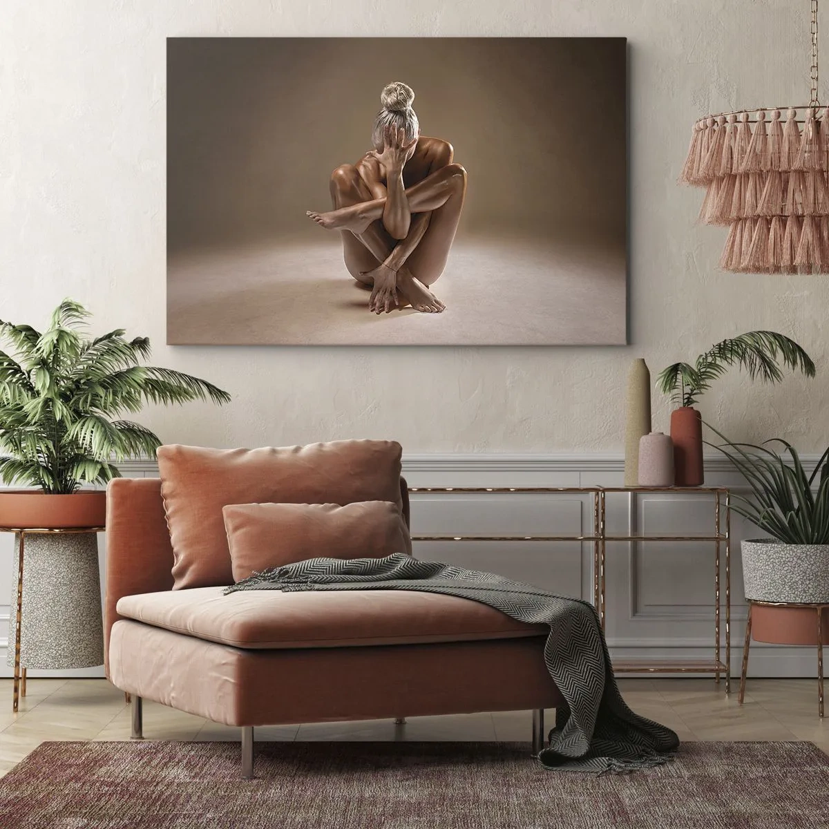 Impression sur toile - Image sur toile - Unité du corps et de l'âme - 70x50 cm
