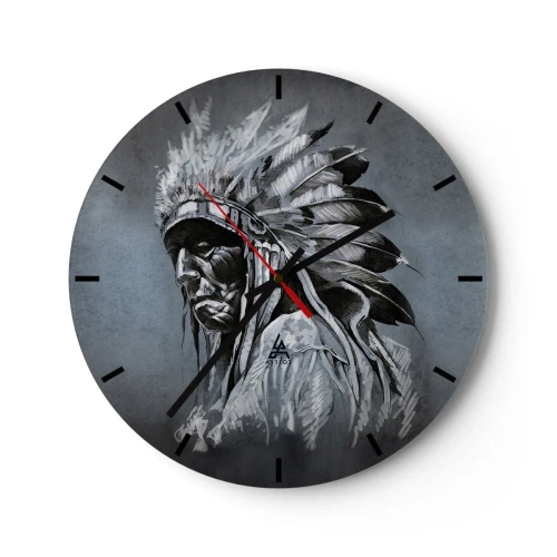 Horloge murale - Pendule murale - Retour aux sources - 40x40 cm