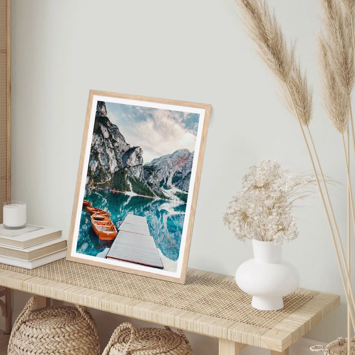 Affiche dans un chêne clair - Poster - On va te montrer la beauté - 30x40 cm