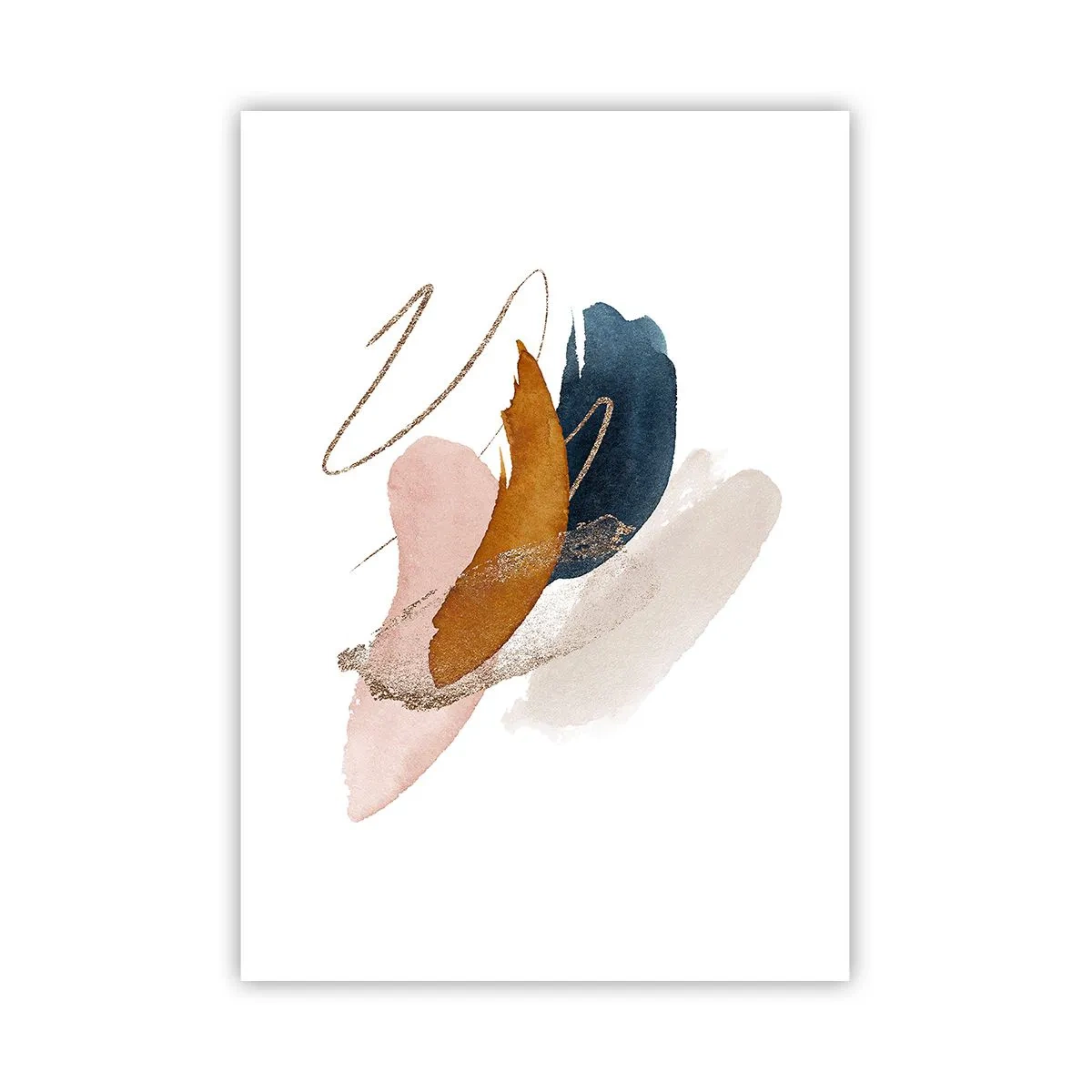 Affiche - Poster - Composition ailée - 70x100 cm