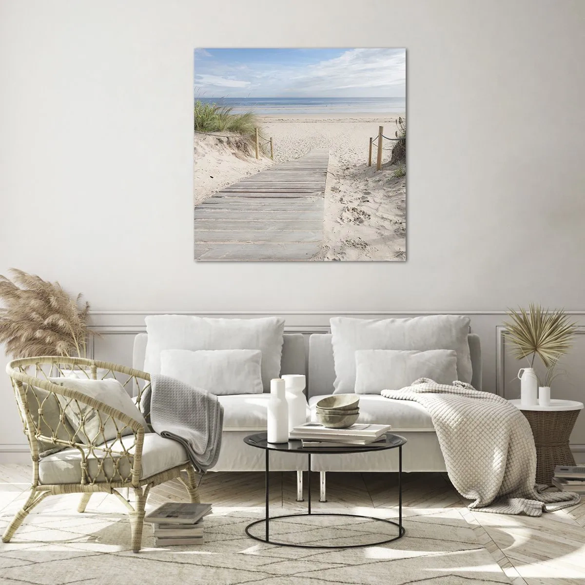 Impression sur verre - Image sur verre - A l'horizon - 30x30 cm