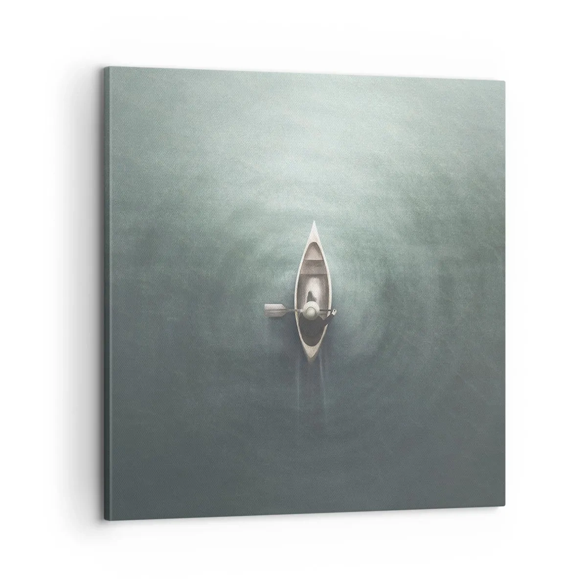 Impression sur toile - Image sur toile - À travers le lac de la lune - 60x60 cm