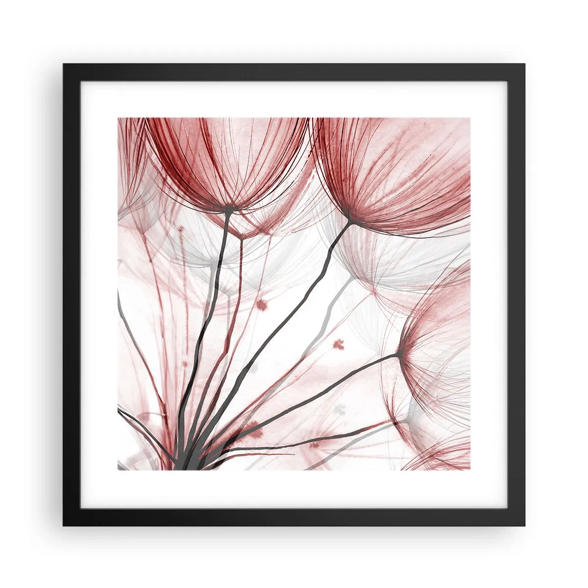 Affiche dans un cadre noir - Poster - Avant le départ - 40x40 cm