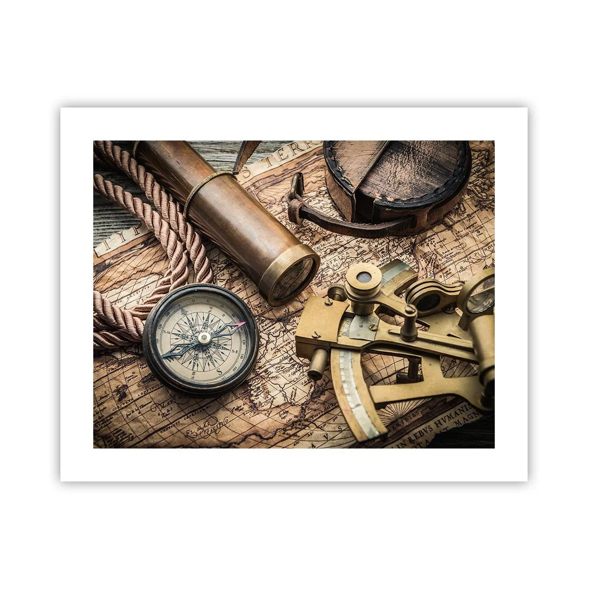 Affiche - Poster - Fixer un cap - 50x40 cm