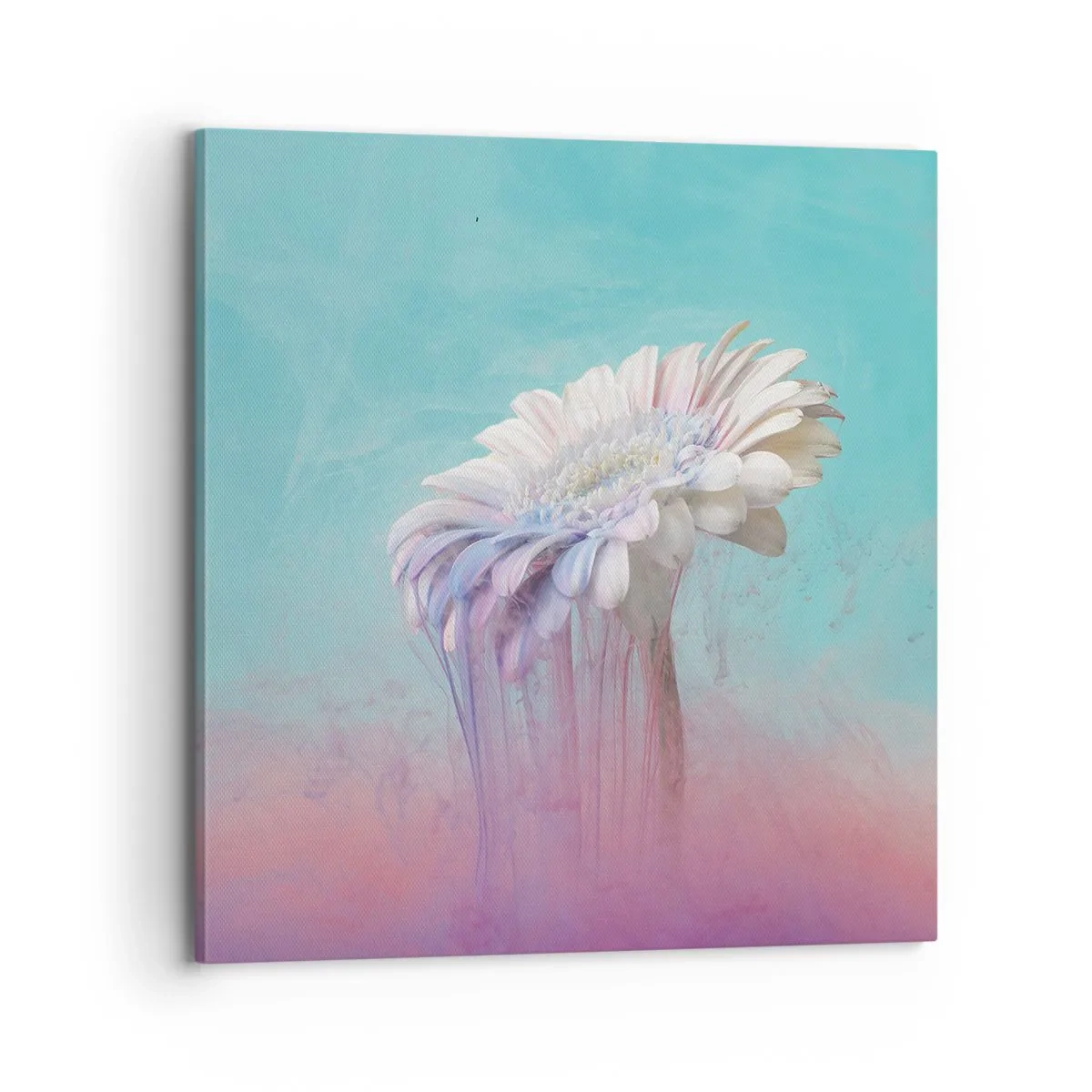 Impression sur toile - Image sur toile - Le monde souterrain des fleurs - 70x70 cm