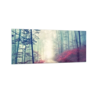 Impression sur verre - Image sur verre - Comme c'est bon de se lever à l'aube - 100x40 cm