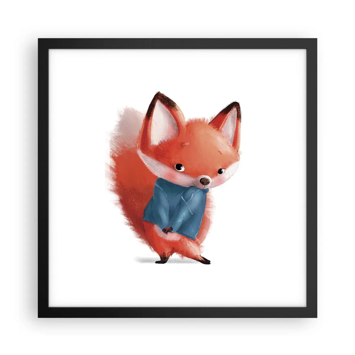 Affiche dans un cadre noir - Poster - Est-ce que ça me va? - 40x40 cm