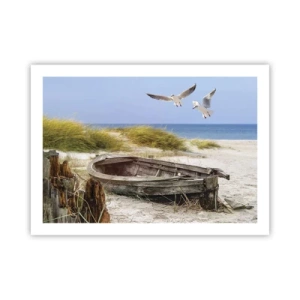 Affiche - Poster - Bain de vent - 70x50 cm