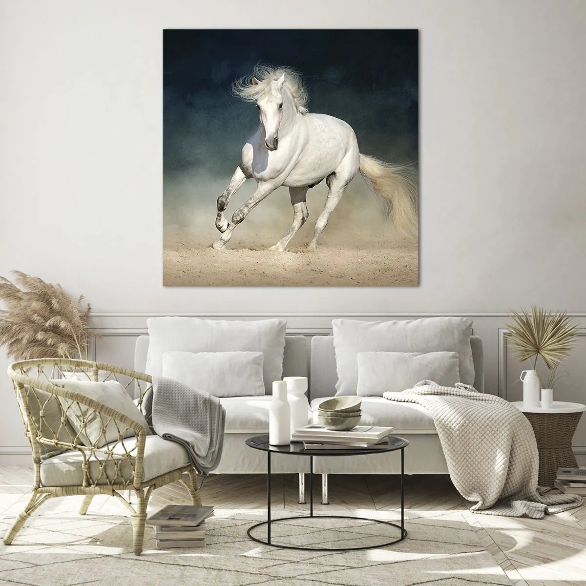 Impression sur verre - Image sur verre - La liberté à l'état pur - 40x40 cm