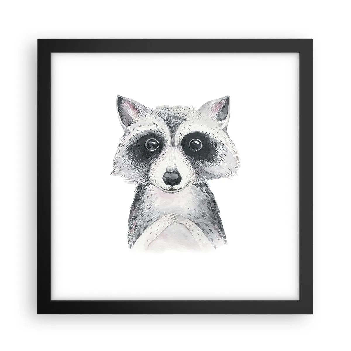 Affiche dans un cadre noir - Poster - Un moment pour s'émouvoir - 30x30 cm