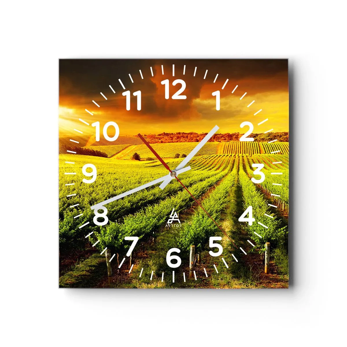 Horloge murale - Pendule murale - Sous le soleil australien - 40x40 cm