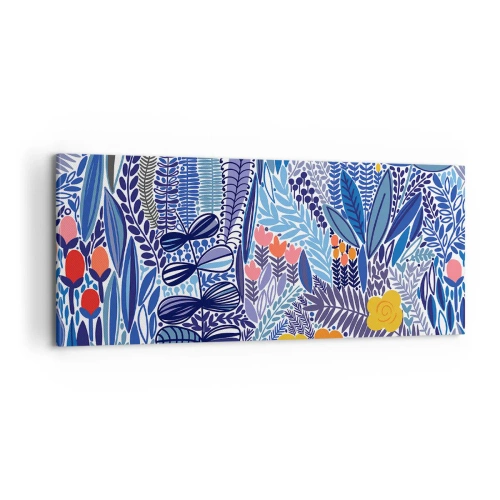 Impression sur toile - Image sur toile - Jardin hawaïen - 100x40 cm