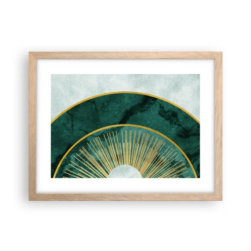 Affiche dans un chêne clair - Poster - Un autre système solaire - 40x30 cm