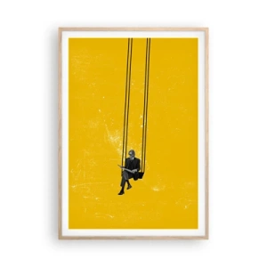 Affiche dans un chêne clair - Poster - Un jour comme tous les jours - 70x100 cm