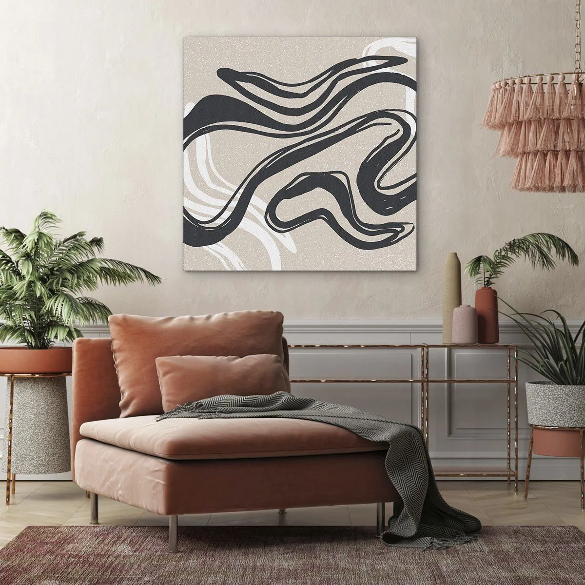 Impression sur toile - Image sur toile - Expression multipliée - 60x60 cm