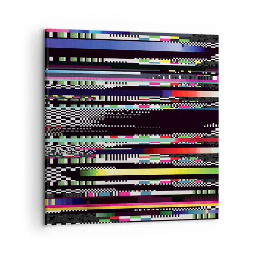 Impression sur toile - Image sur toile - L'image de contrôle de la réalité - 60x60 cm