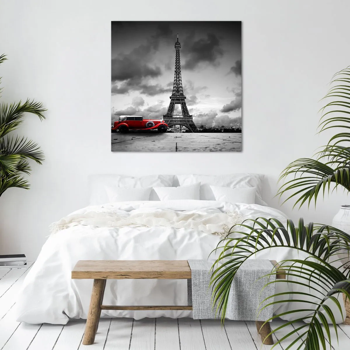Impression sur toile - Image sur toile - Il n'y a pas si longtemps à Paris - 40x40 cm