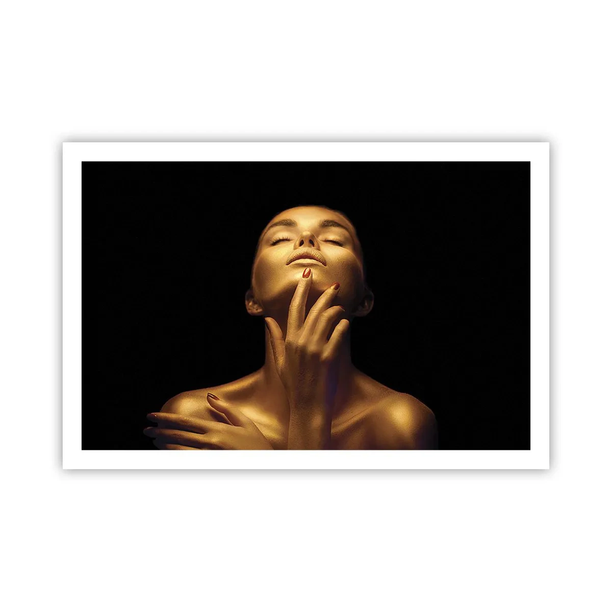 Affiche - Poster - Comme de la soie dorée - 91x61 cm