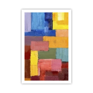 Affiche - Poster - Chacun est différent, tout est coloré - 61x91 cm