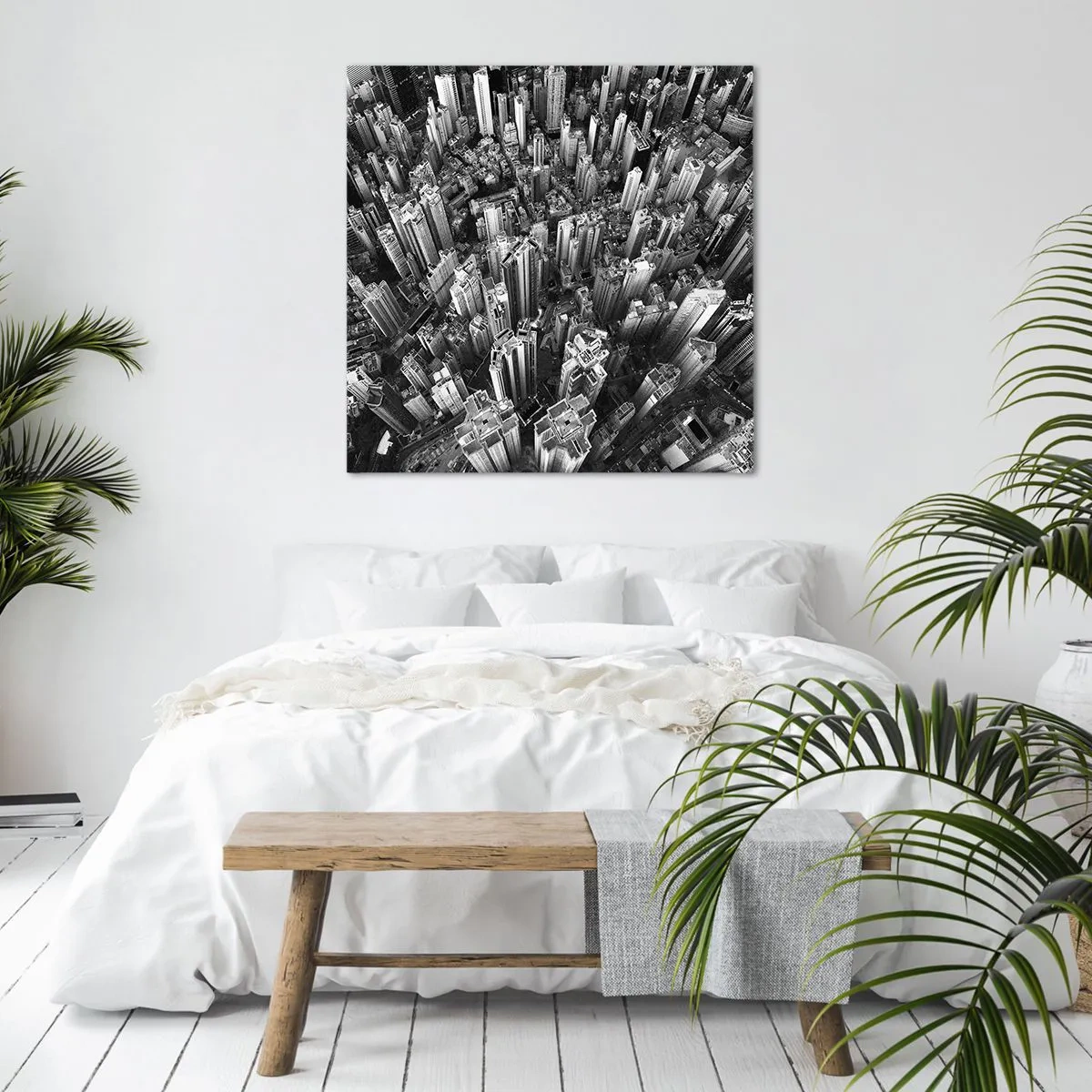 Impression sur toile - Image sur toile - Toujours de plus en plus haut - 30x30 cm