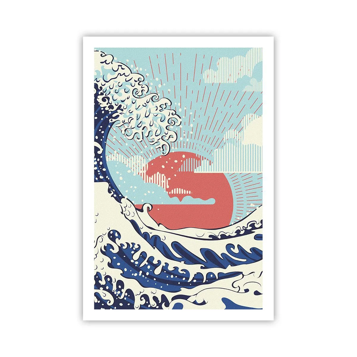 Affiche - Poster - D'une inspiration japonnaise - 61x91 cm
