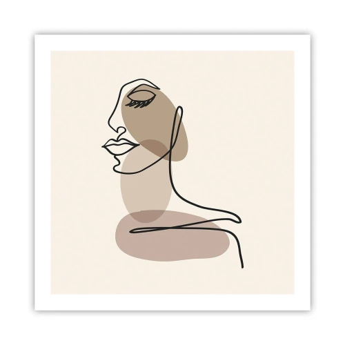 Affiche - Poster - Une certaine ligne de beauté - 60x60 cm