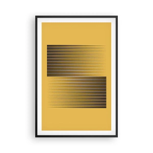 Affiche dans un cadre noir - Poster - Cadre opposé - 61x91 cm