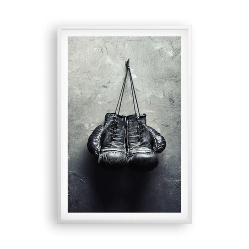 Affiche dans un cadre blanc - Poster - Un temps pour se battre et un temps pour la paix - 61x91 cm