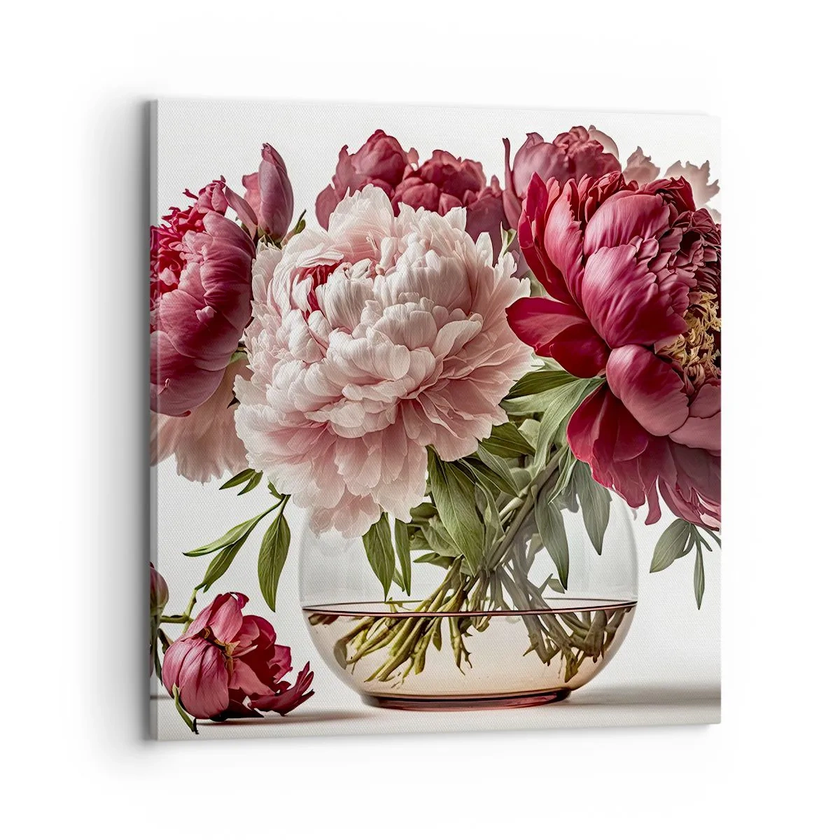 Impression sur toile - Image sur toile - En pleine floraison de beauté - 70x70 cm