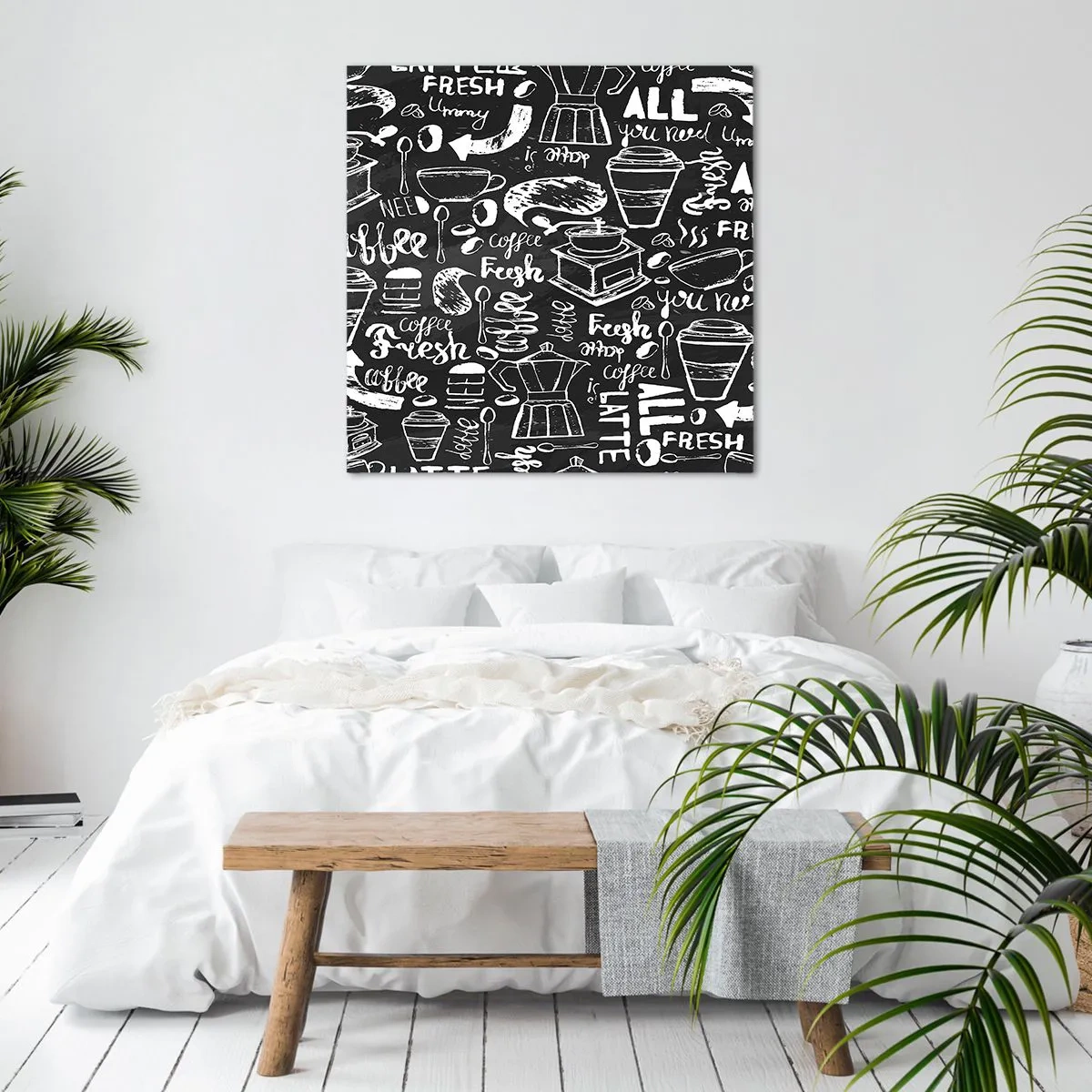 Impression sur toile - Image sur toile - Tout ce dont tu as besoin c'est… - 60x60 cm